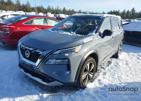 2021 Nissan Rogue Platinum Intelligent Awd from USA, damaged, VIN JN8AT3DD4MW315210